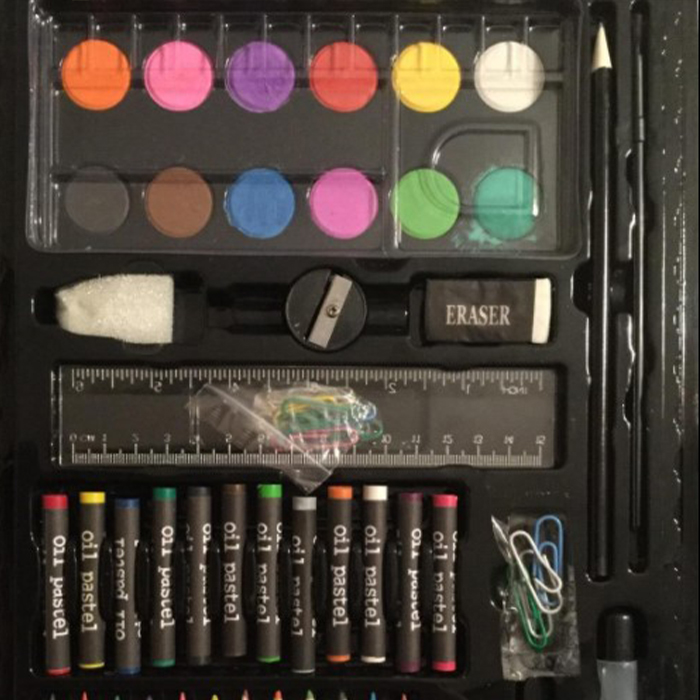 PaintingKit, 86-częściowy zestaw farb i innych akcesoriów odpowiednich dla dorosłych i dzieci - Image 5