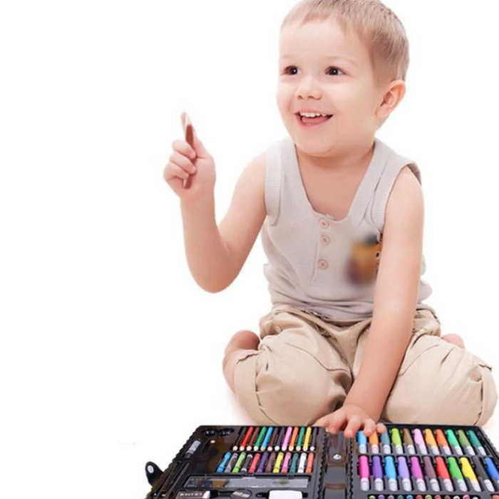 PaintingKit, 86-częściowy zestaw farb i innych akcesoriów odpowiednich dla dorosłych i dzieci - Image 8