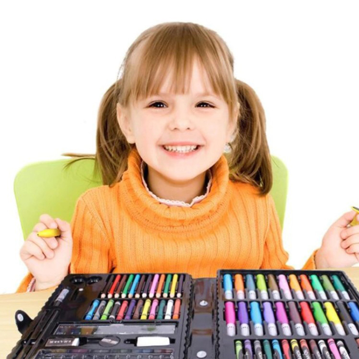 PaintingKit, 86-częściowy zestaw farb i innych akcesoriów odpowiednich dla dorosłych i dzieci - Image 9