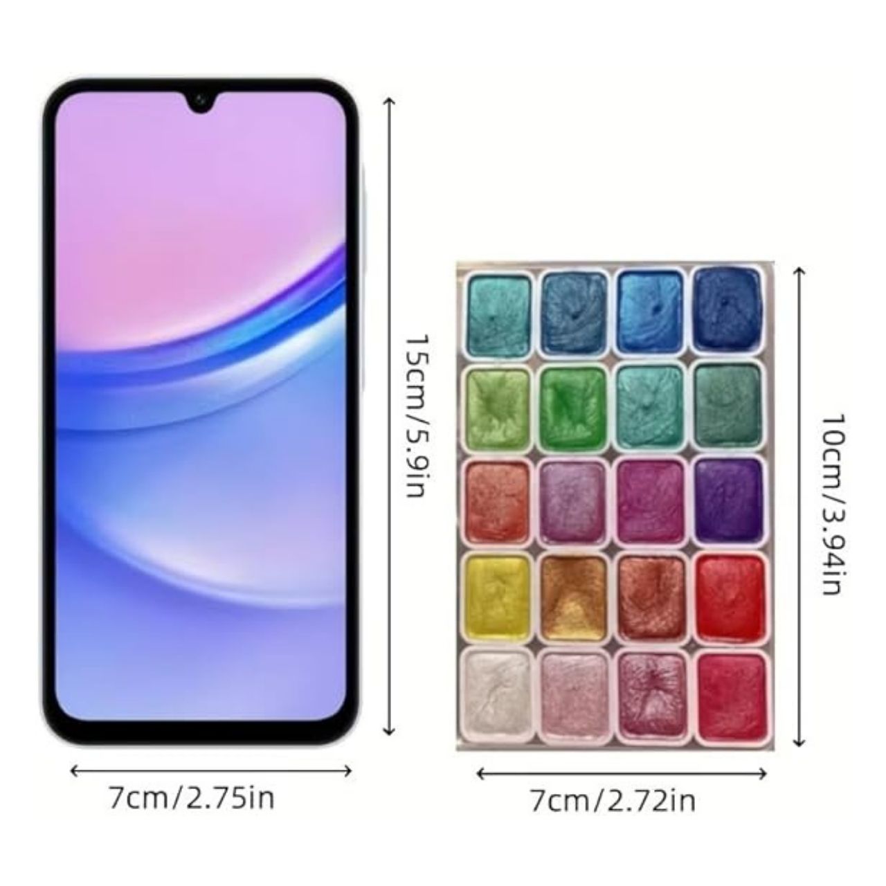 Palette, zestaw 20 błyszczących kolorów - Image 2