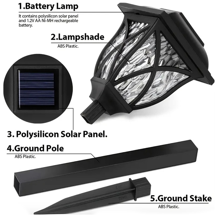 PathwayLights, lampa solarna (2 sztuki) - Image 4