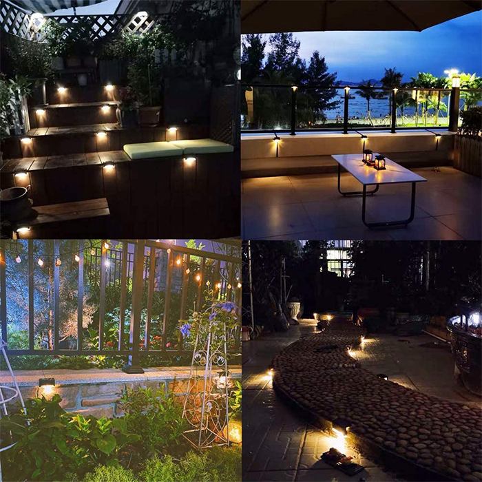 PatioLights, wodoodporne solarne lampy ogrodowe LED (4 szt.) - Image 2