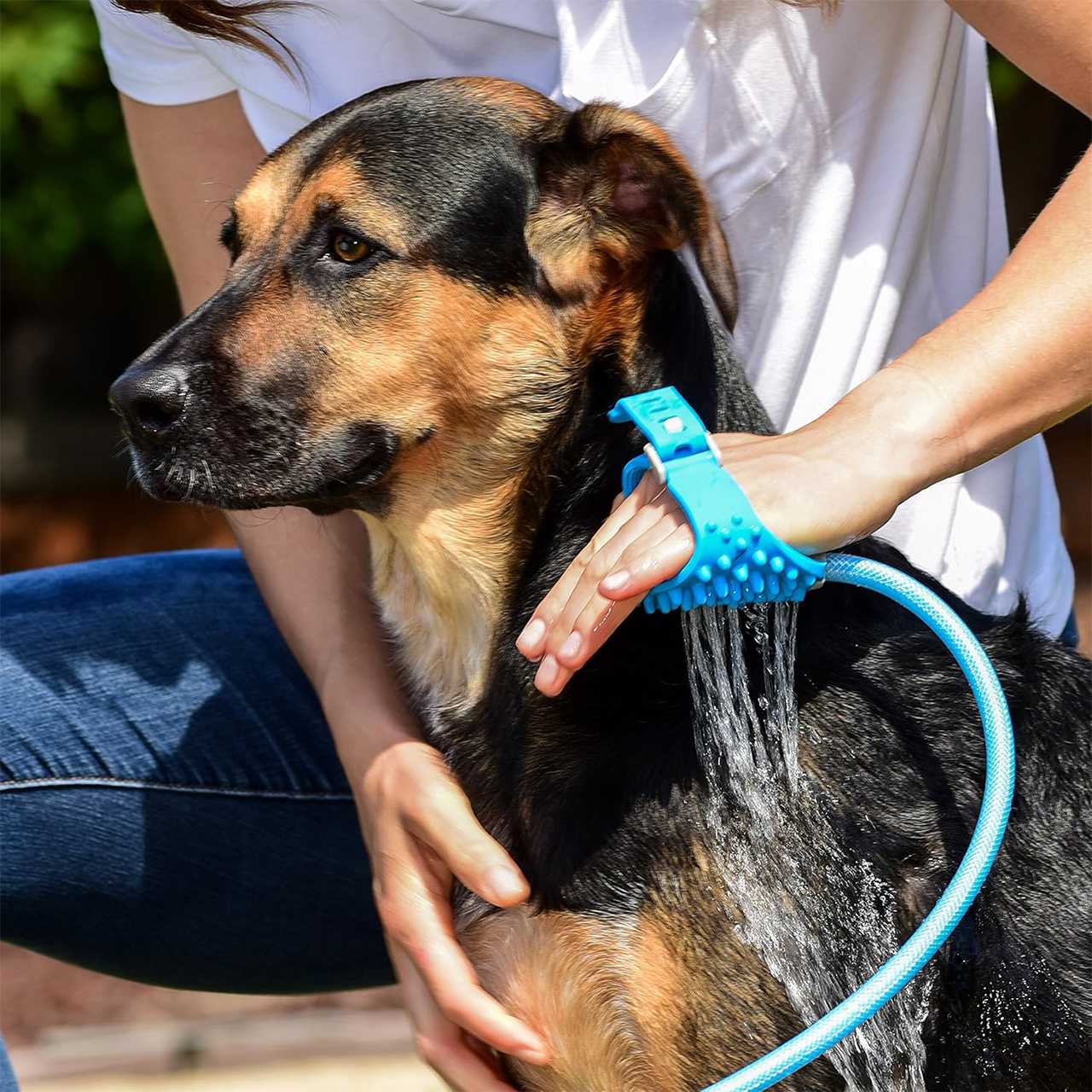 PawBath, wielofunkcyjna szczotka do masażu do kąpieli zwierząt - Image 2