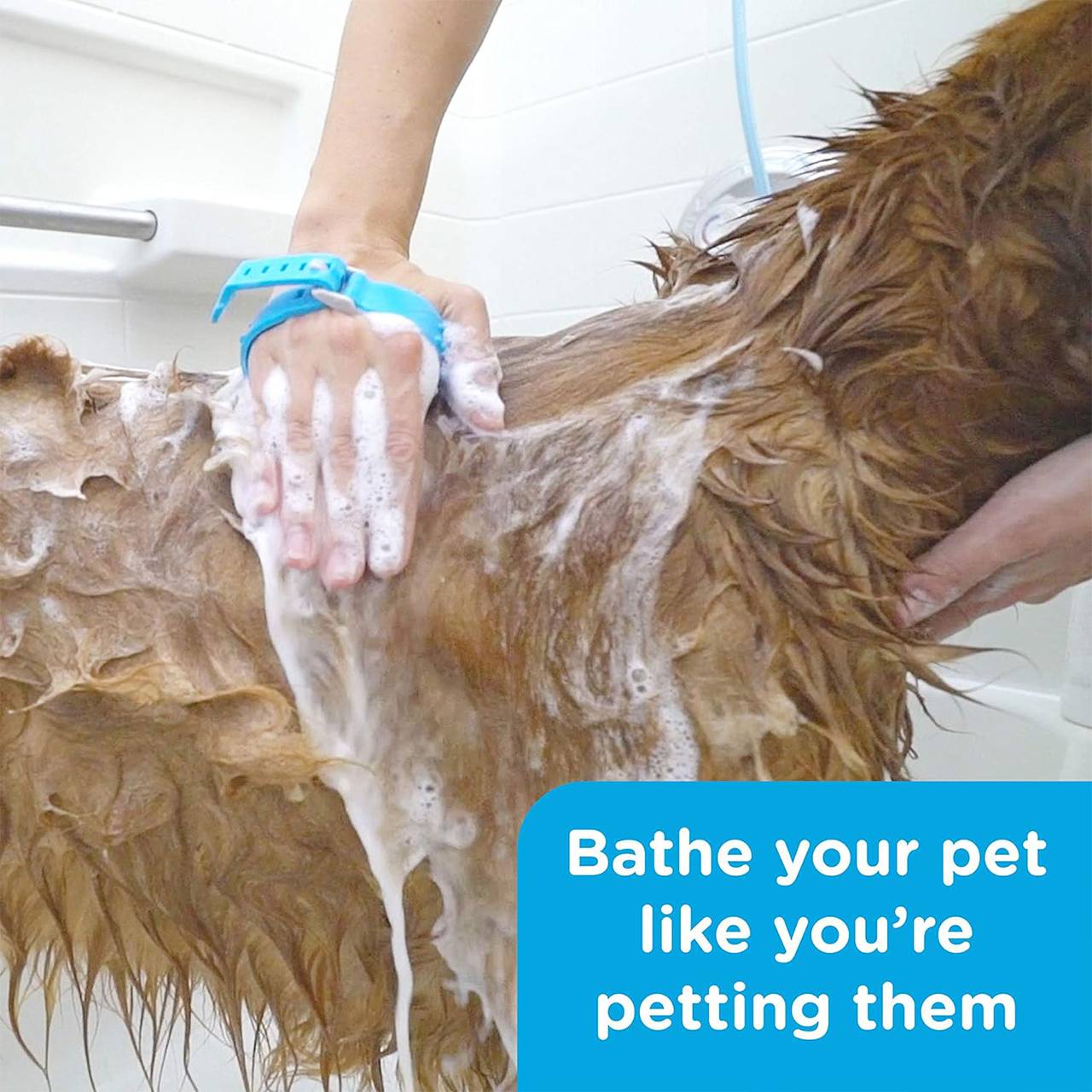 PawBath, wielofunkcyjna szczotka do masażu do kąpieli zwierząt - Image 6