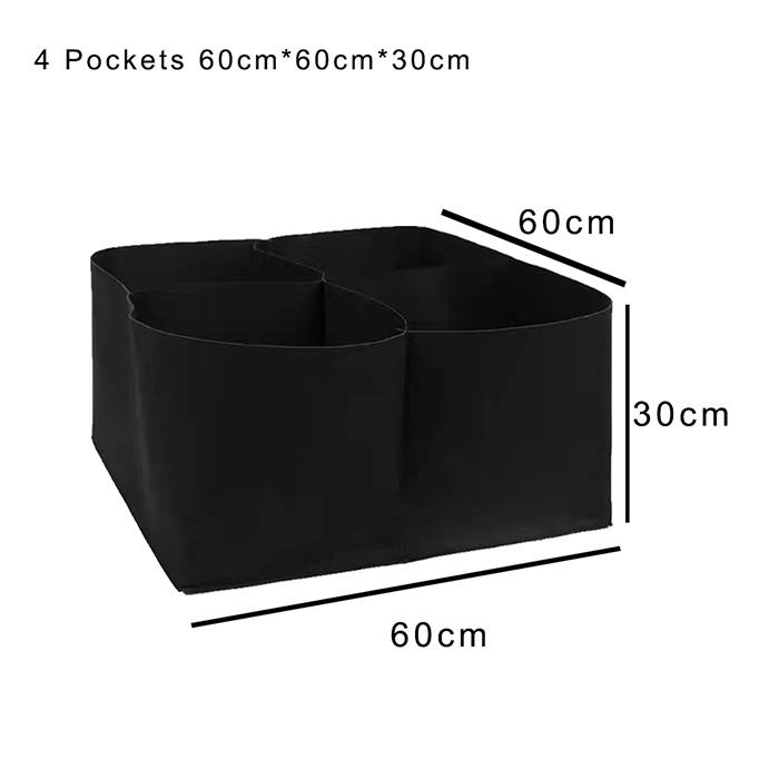 Pocket4Garden, przenośne grządki ogrodowe z 4 oddzielnymi przegrodami - Image 2