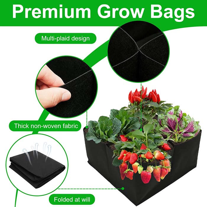 Pocket4Garden, przenośne grządki ogrodowe z 4 oddzielnymi przegrodami - Image 10