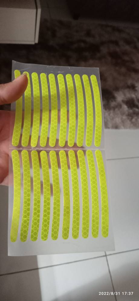 ReflectiveStripes, samoprzylepne naklejki odblaskowe na felgi (40 sztuk) - Image 10