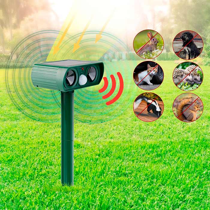 RepellentSensor, zasilany energią słoneczną odstraszacz zwierząt i szkodników ogrodowych - Image 3