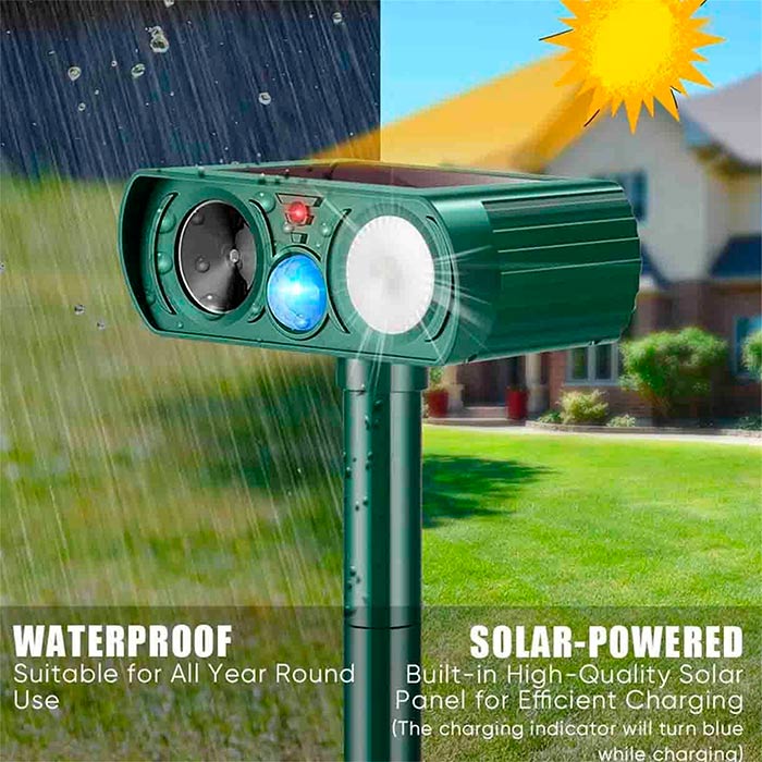 RepellentSensor, zasilany energią słoneczną odstraszacz zwierząt i szkodników ogrodowych - Image 5