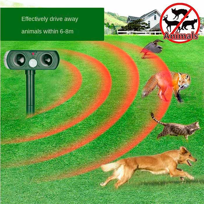 RepellentSensor, zasilany energią słoneczną odstraszacz zwierząt i szkodników ogrodowych - Image 6