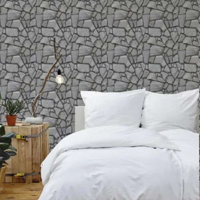 RocksWall, trójwymiarowe naklejki ścienne z efektem kamienia (10 sztuk) - Image 4
