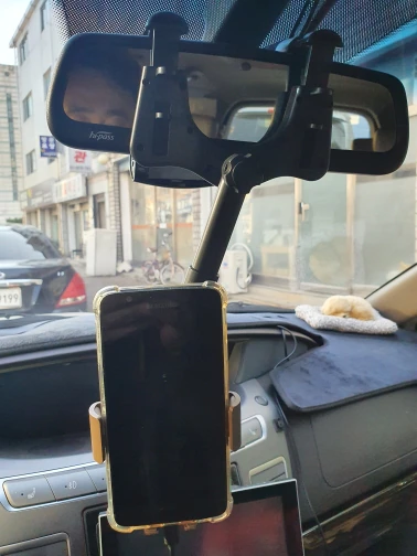 RotatableCarHolder, 360-stopniowy uchwyt na telefon, który można zamontować na lusterku wstecznym - Image 1