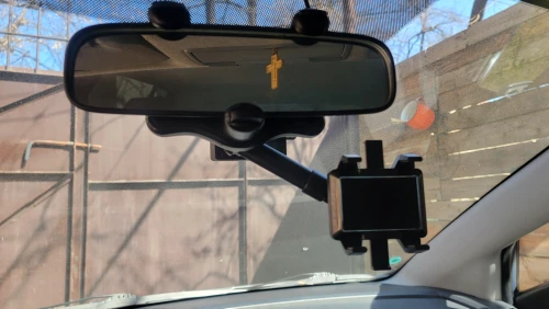 RotatableCarHolder, 360-stopniowy uchwyt na telefon, który można zamontować na lusterku wstecznym - Image 3