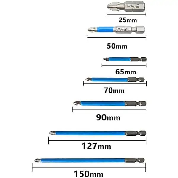ScrewBitsMagnetic7, 7-częściowy zestaw z wiertłami magnetycznymi - Image 2