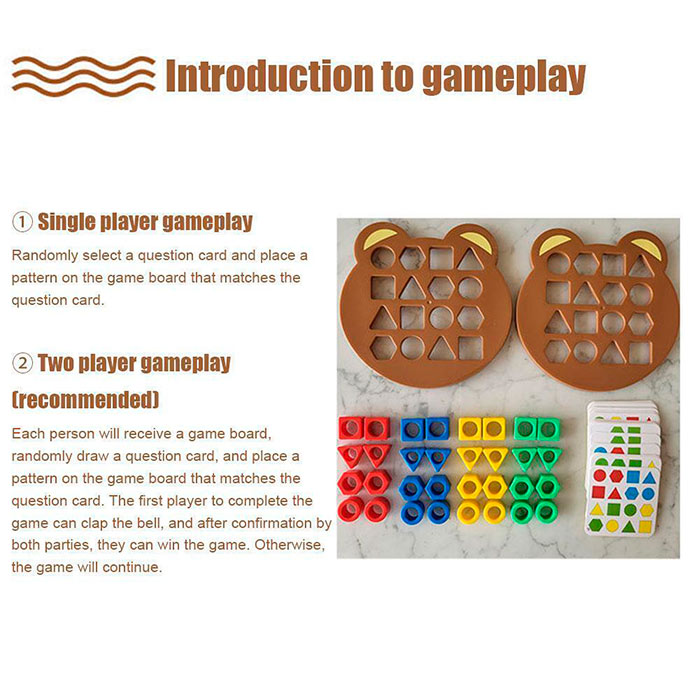 ShapeMatchingGame, gra planszowa dla dzieci, w której dzieci poznają kształty i kolory - Image 6