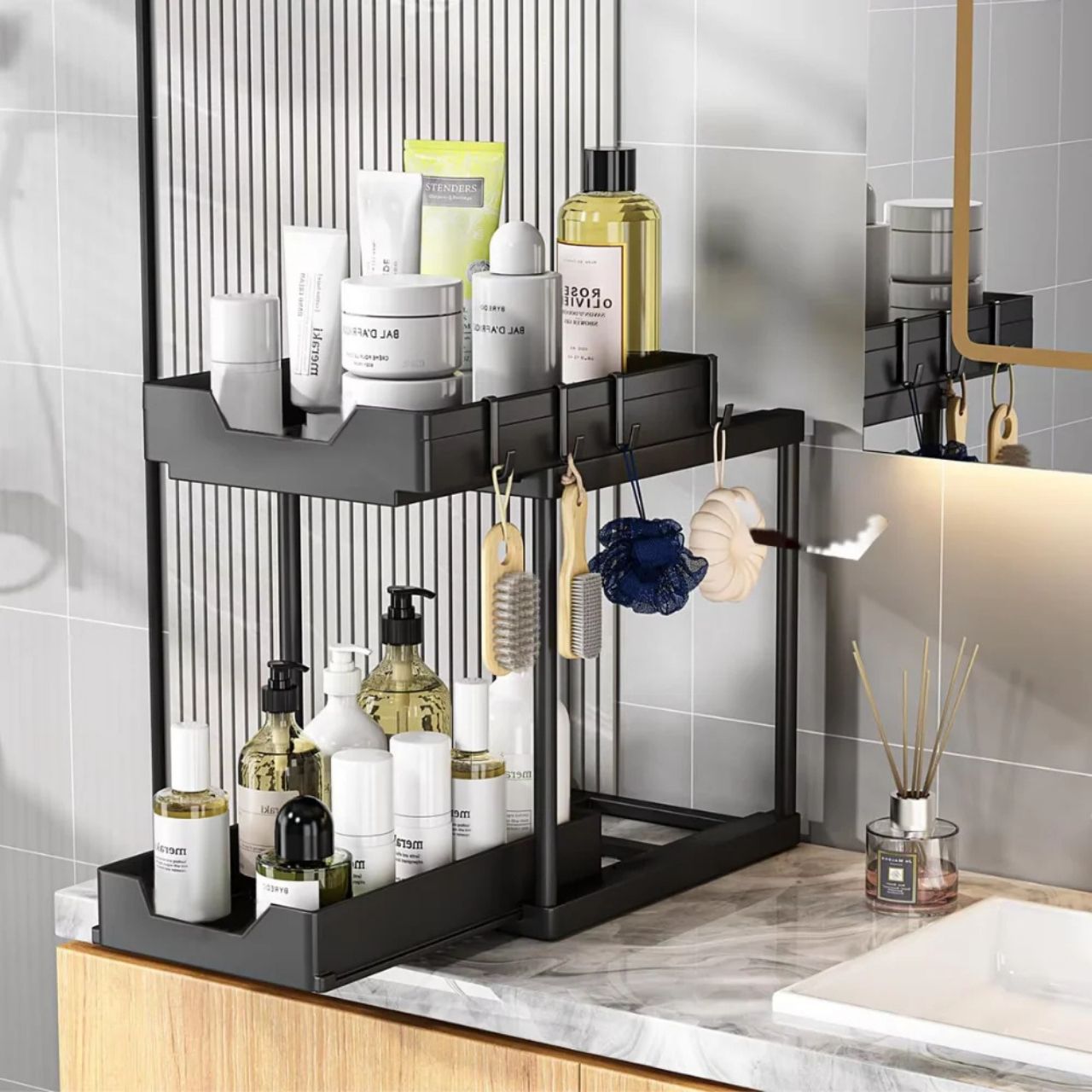 Shelfy, dwupoziomowa jednostka półkowa do organizacji - Image 4
