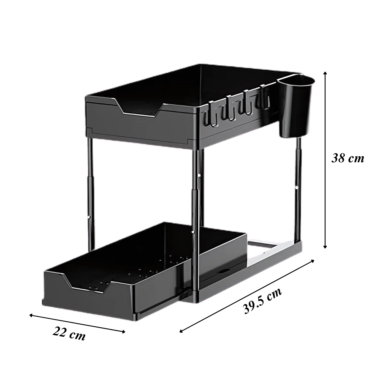 Shelfy, dwupoziomowa jednostka półkowa do organizacji - Image 5