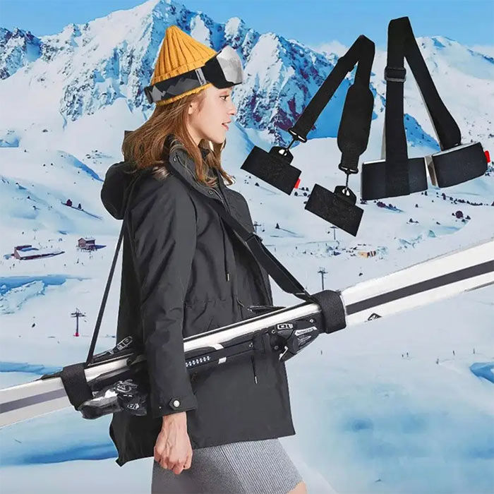 SkiBundle, pasek do przenoszenia nart + uniwersalne raki GRATIS - Image 5