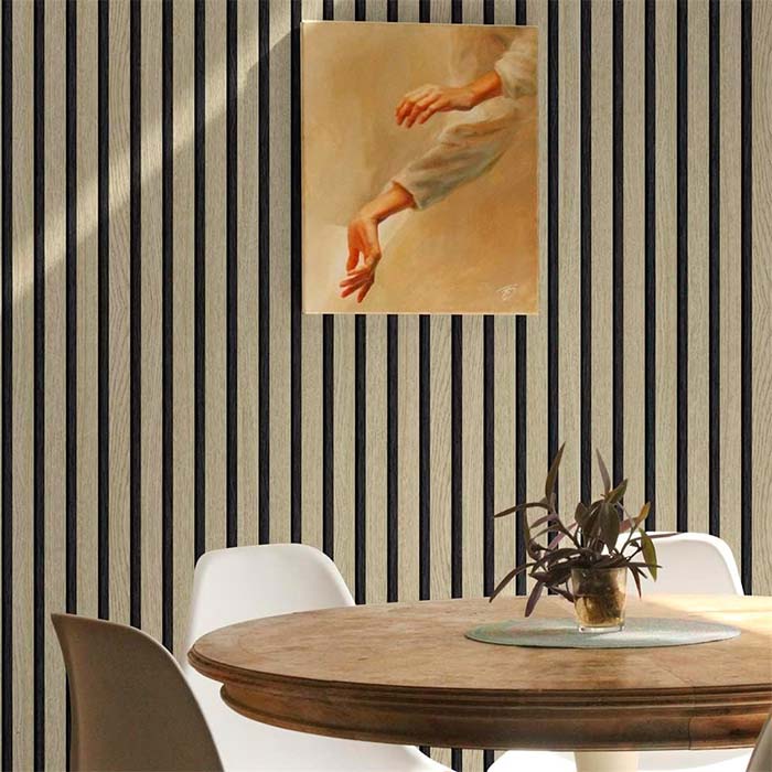 SlatWall, samoprzylepna naklejka imitująca naturalne drewno (300 x 45 cm) - Image 6
