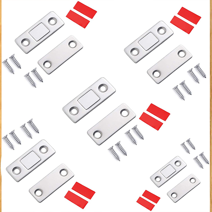 SmoothStop, magnetyczne płyty do łatwego zamykania drzwi (2 zestawy) - Image 6