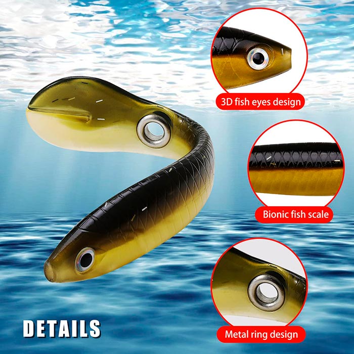 SoftLures, przynęty na ryby (5 sztuk) - Image 4