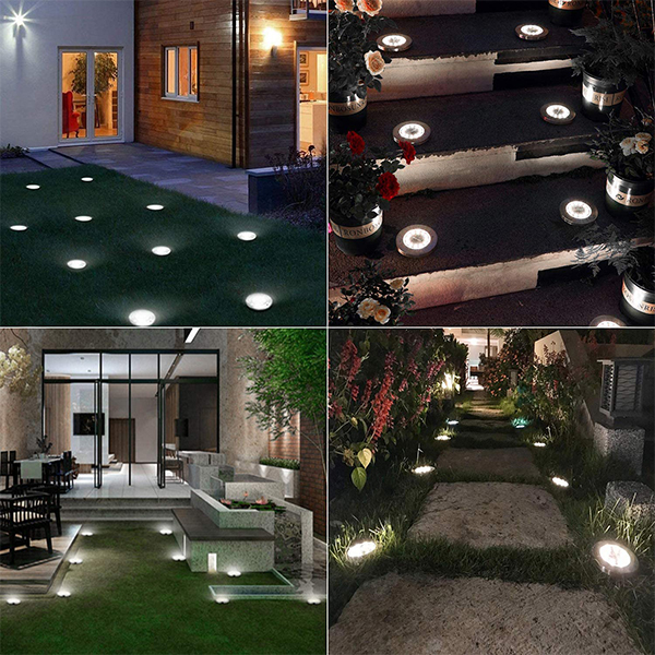 SolarGardenLights, 4 solarne lampki LED do ogrodu lub na ścieżkę - Image 8