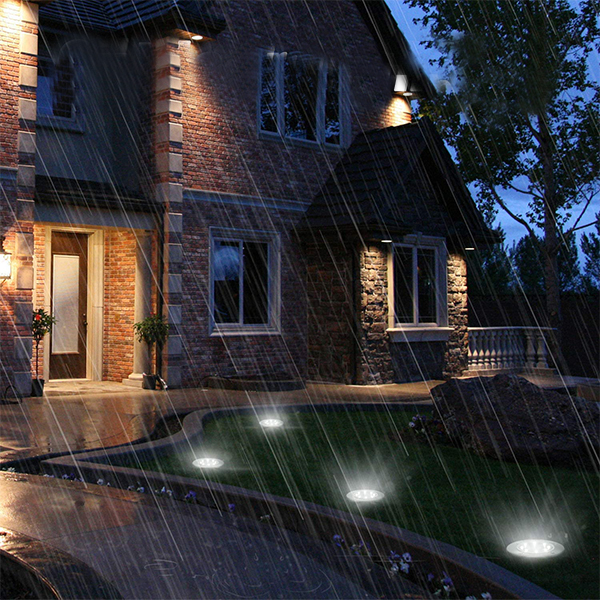 SolarGardenLights, 4 solarne lampki LED do ogrodu lub na ścieżkę - Image 9
