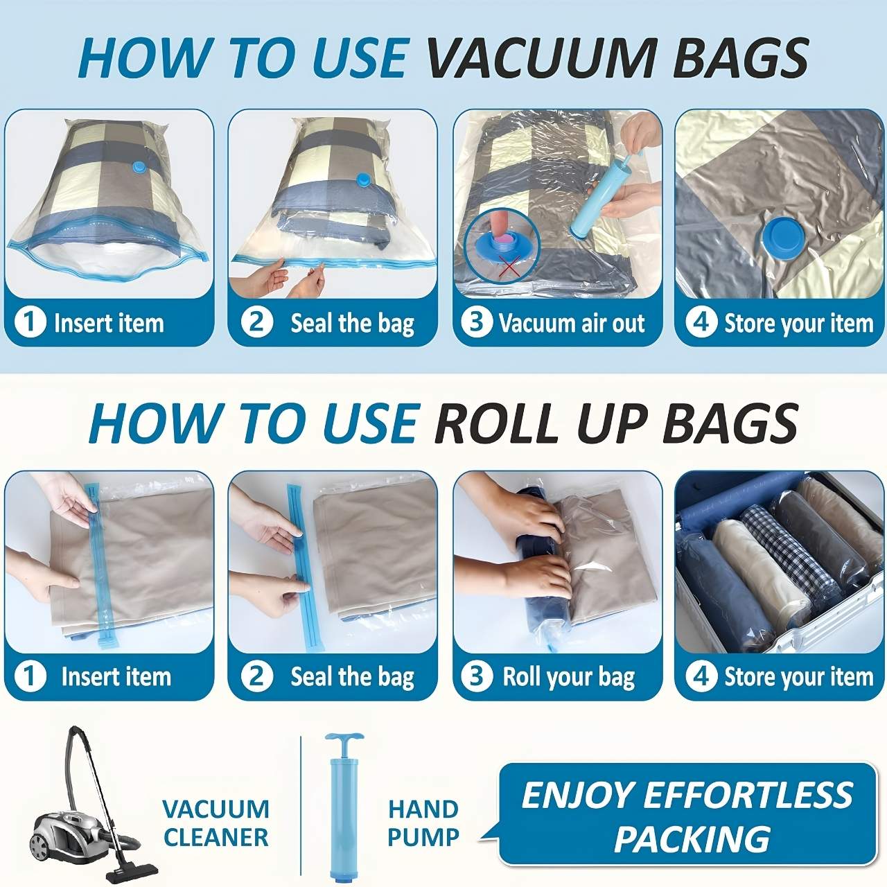 Worki próżniowe na ubrania, SpaceBags - Image 3
