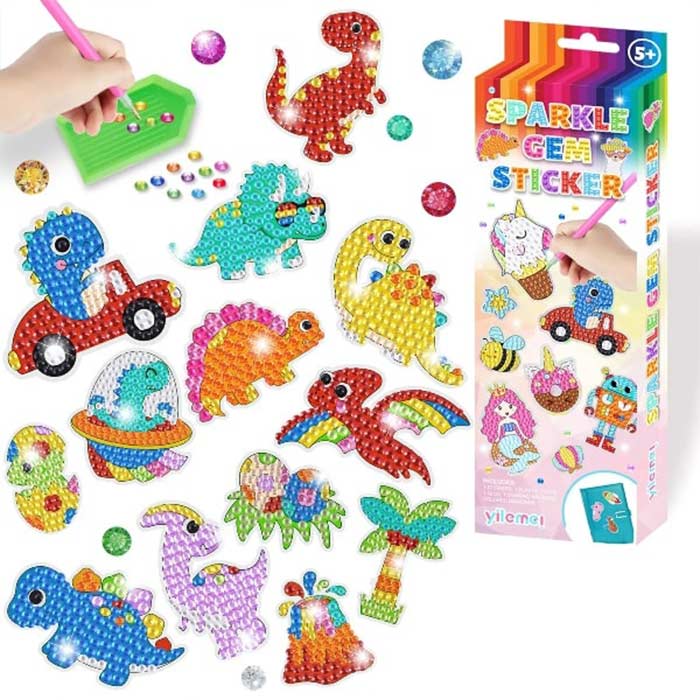 SparkleStickers, kreatywny zestaw do nakładania kolorowych diamentów na naklejki - Image 2