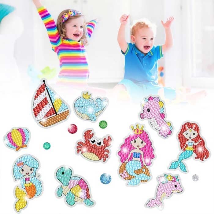 SparkleStickers, kreatywny zestaw do nakładania kolorowych diamentów na naklejki - Image 3