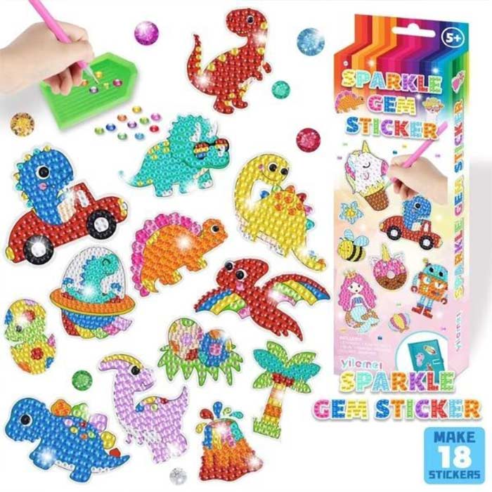 SparkleStickers, kreatywny zestaw do nakładania kolorowych diamentów na naklejki - Image 9