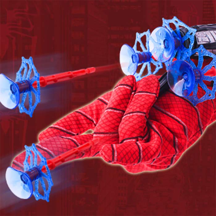 Zabawka Spiderman jest całkowicie bezpieczna w użytkowaniu dzięki miękkim pociskom!
