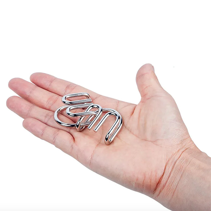 SpiralPuzzle Zestaw 8-częściowych metalowych łamigłówek - Image 5