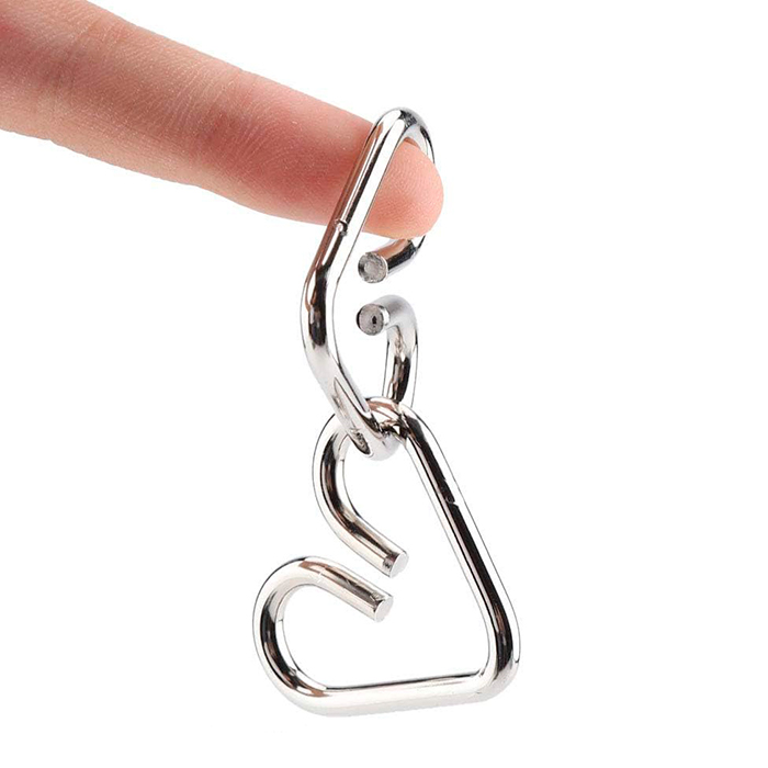 SpiralPuzzle Zestaw 8-częściowych metalowych łamigłówek - Image 8