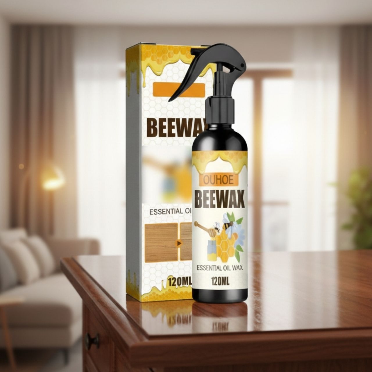 SprayBee, naturalny spray do czyszczenia i odnawiania drewnianych powierzchni - Image 6