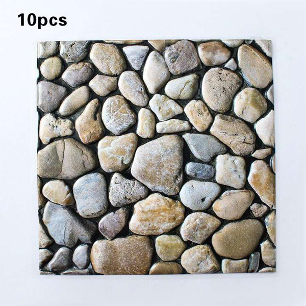 Stones3DWallpaper, tapety 3D to trójwymiarowe naklejki ścienne z imitacją kamienia (10 szt.) - Image 3