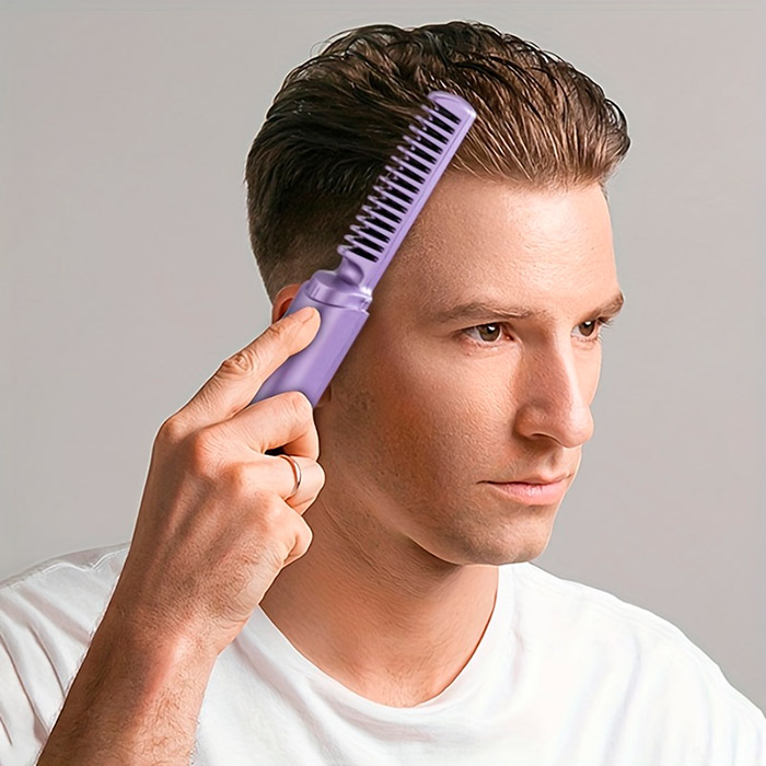 StraightHair, przenośna prostownica w kształcie grzebienia - Image 8
