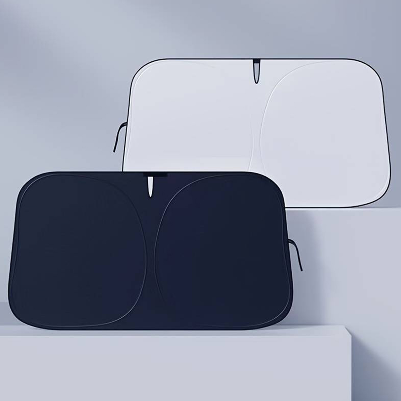 SunVisor, składana osłona przeciwsłoneczna na przednią szybę samochodu - Image 5