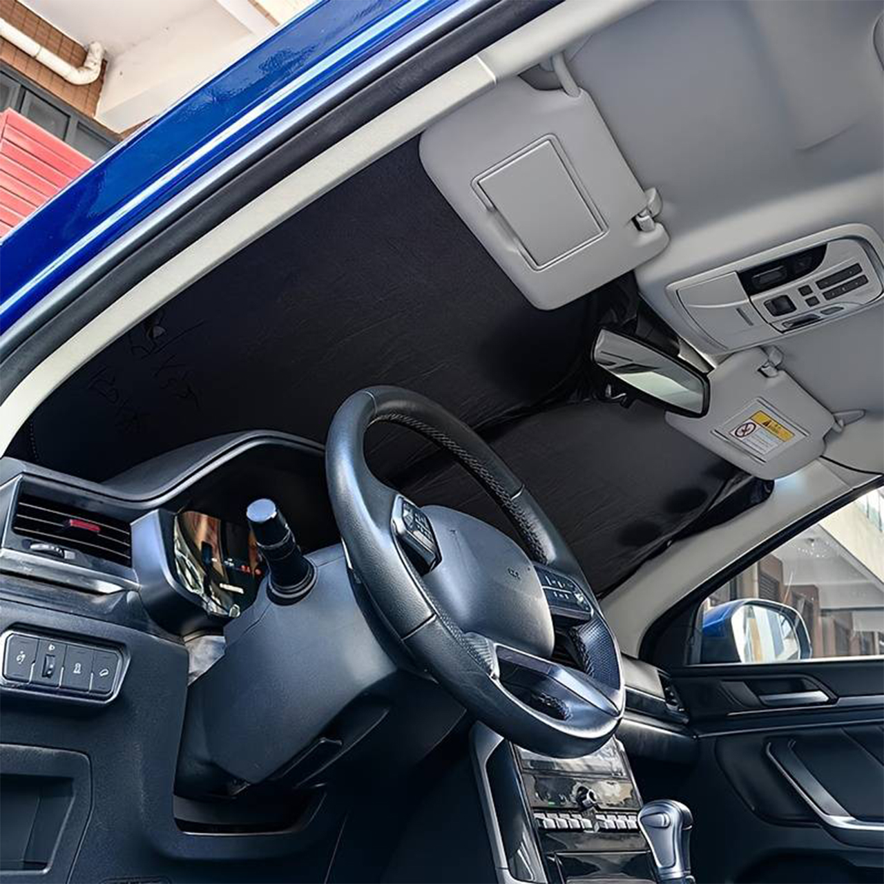 SunVisor, składana osłona przeciwsłoneczna na przednią szybę samochodu - Image 6
