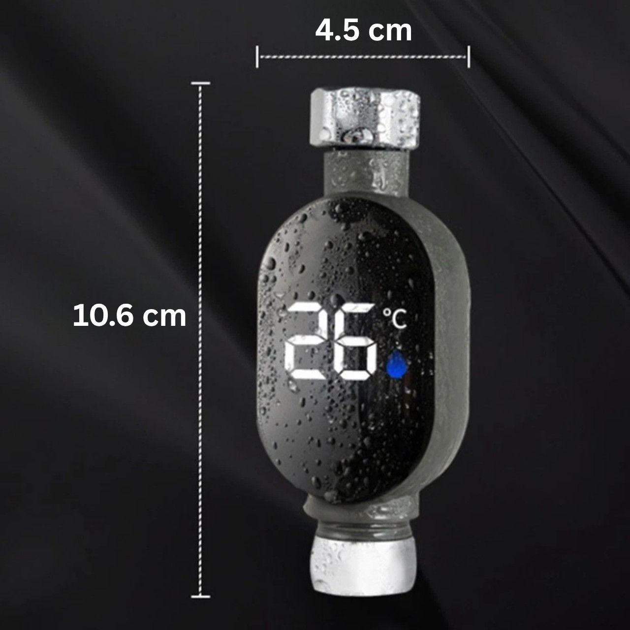 ThermFlow, inteligentny termometr prysznicowy LED - Image 2