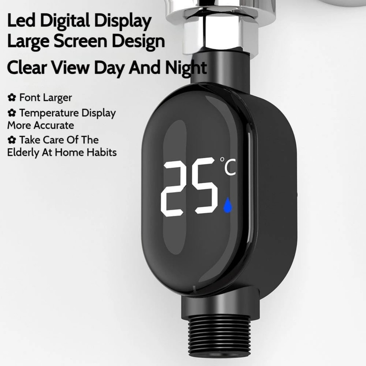 ThermFlow, inteligentny termometr prysznicowy LED - Image 9