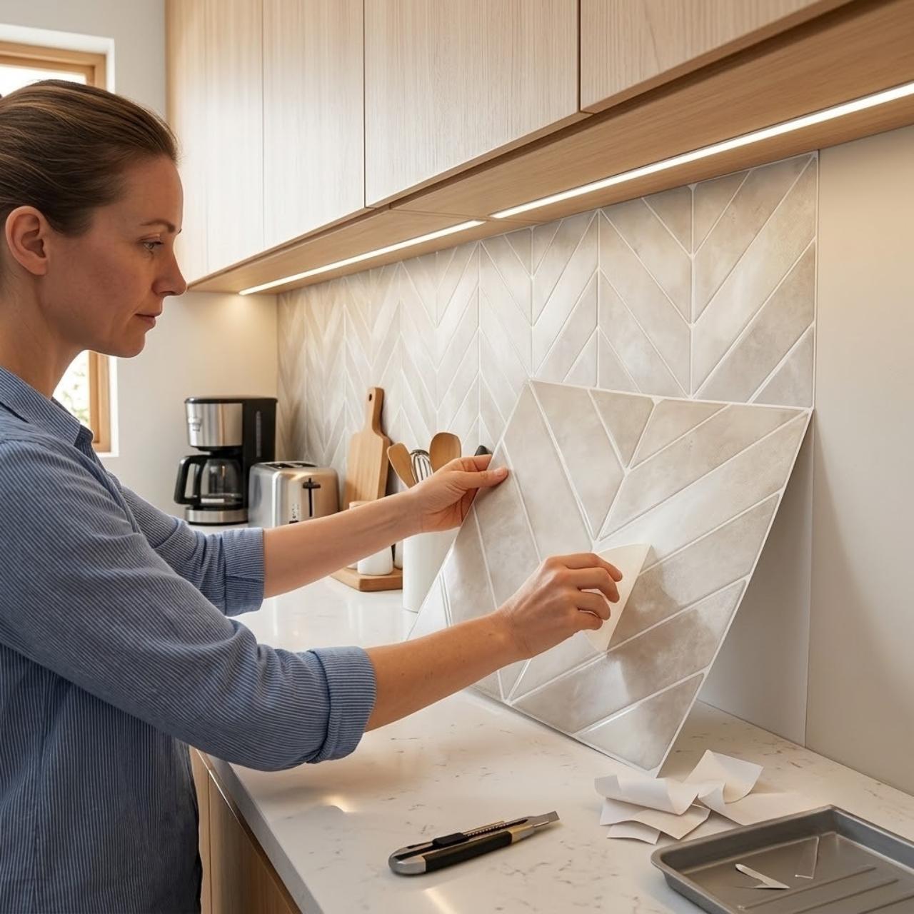 Samoprzylepne płytki ścienne 3D, TileStickers - Image 5