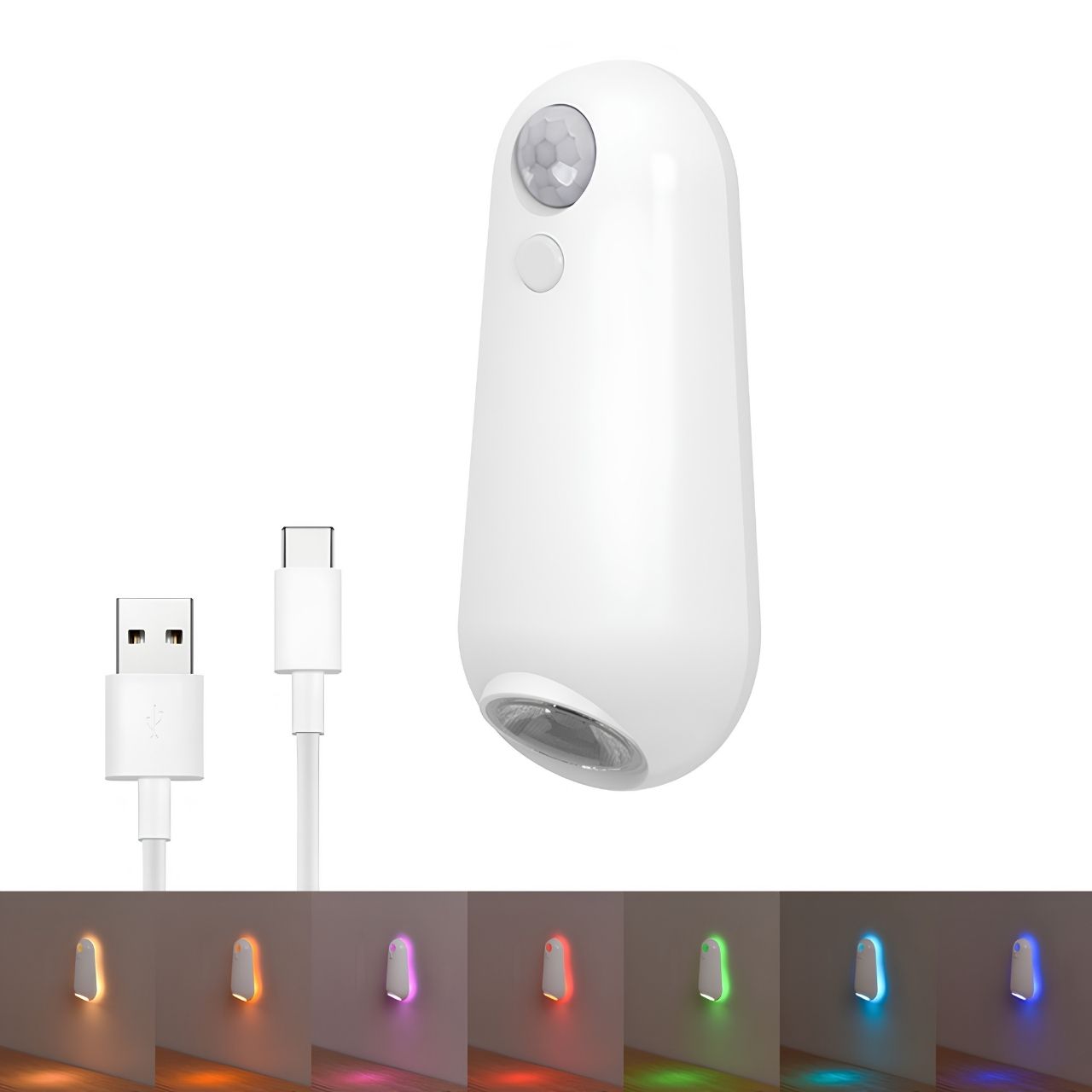 LED-owa lampa z czujnikiem ruchu do toalety i domu, Toily - Image 2