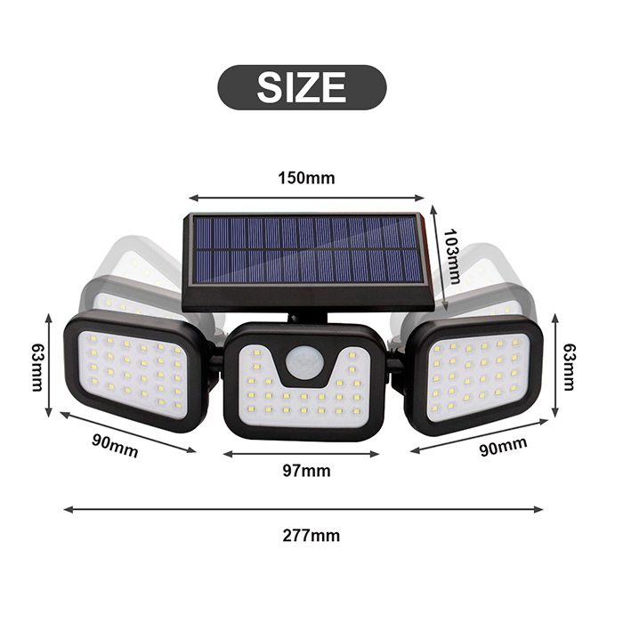 Lampa słoneczna TripleSolar 3-stronna - Image 2