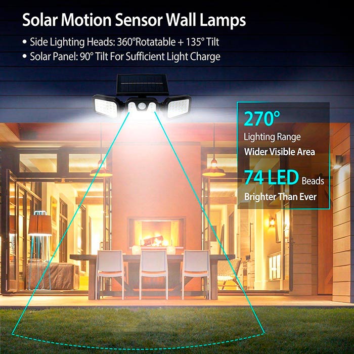 Lampa słoneczna TripleSolar 3-stronna - Image 3