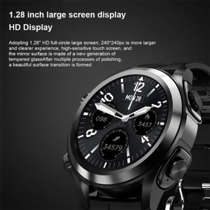 UltimateWatch, smartwatch i bezprzewodowe słuchawki w 1 zestawie - Image 4