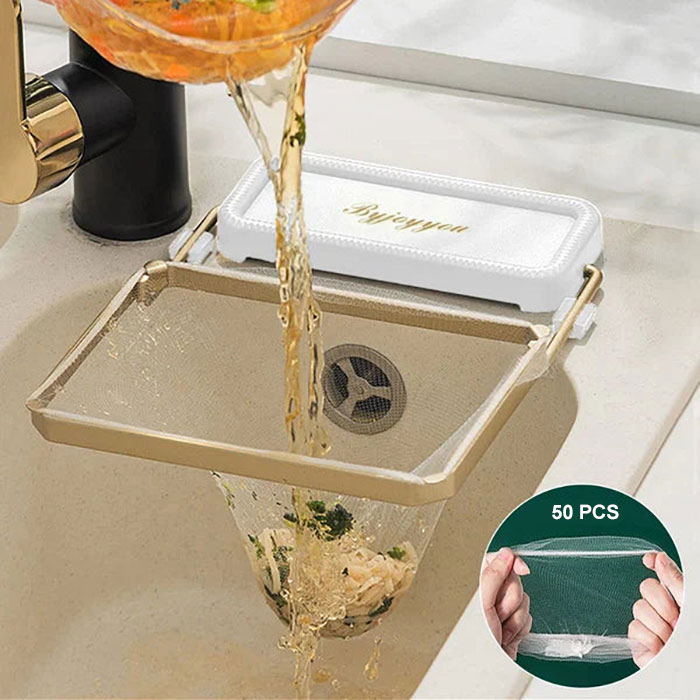 WasteStrainer, uchwyt z siatką do umieszczenia na zlewie kuchennym - Image 3