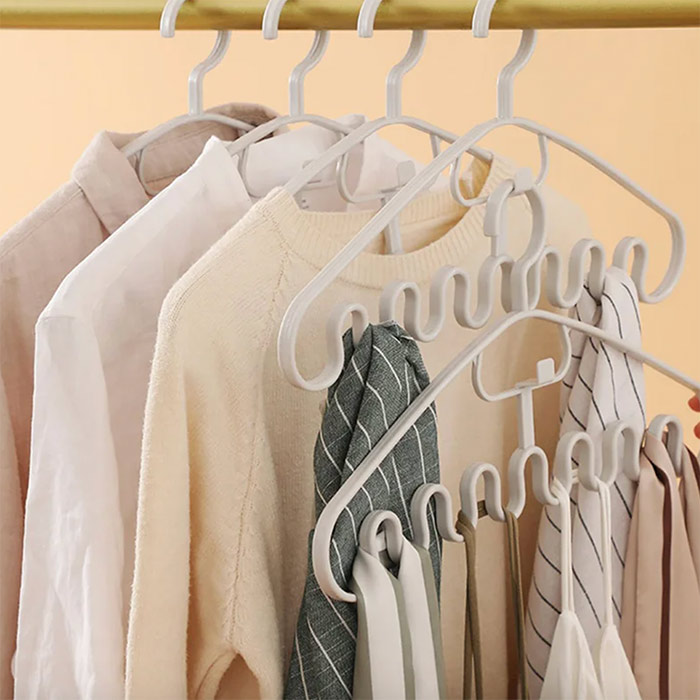 WavyHanger, wieszak do zawieszania kilku przedmiotów naraz (10 sztuk) - Image 7