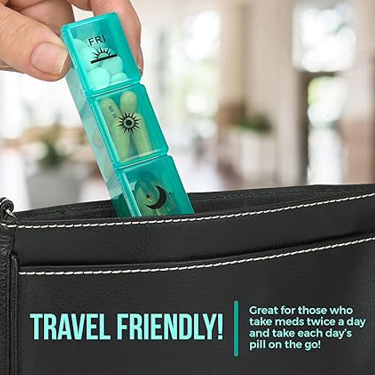 WeeklyBox, organizer na tabletki, suplementy diety lub witaminy - Image 3