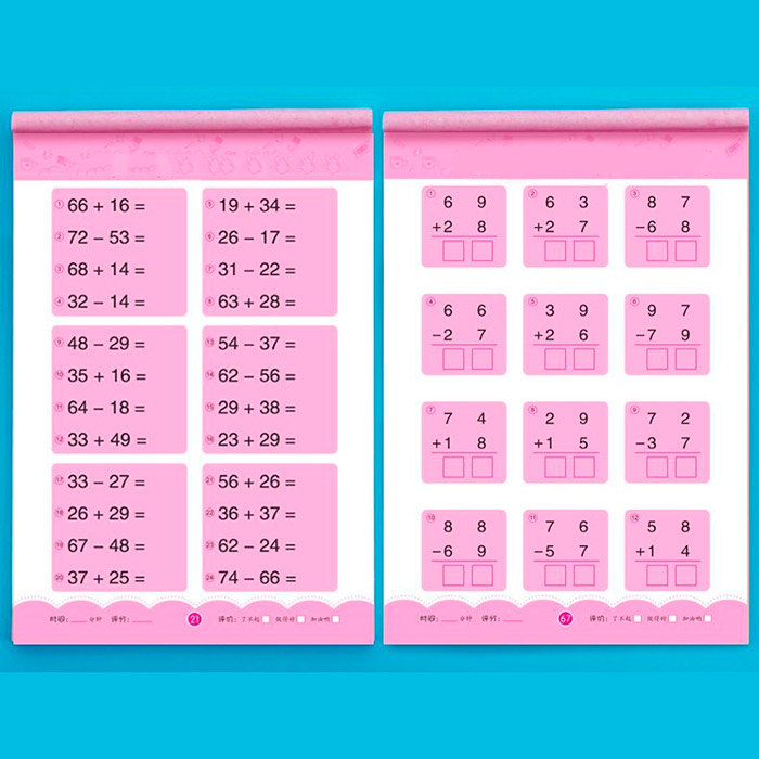 WorkBookMath, podręcznik do dodawania i odejmowania do 100 - Image 4
